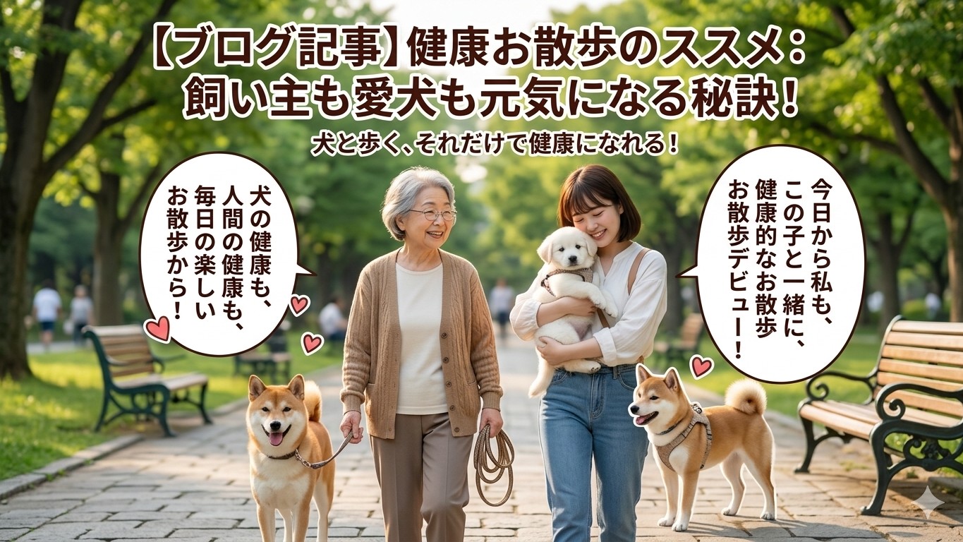 犬にお散歩が必要な本当の理由