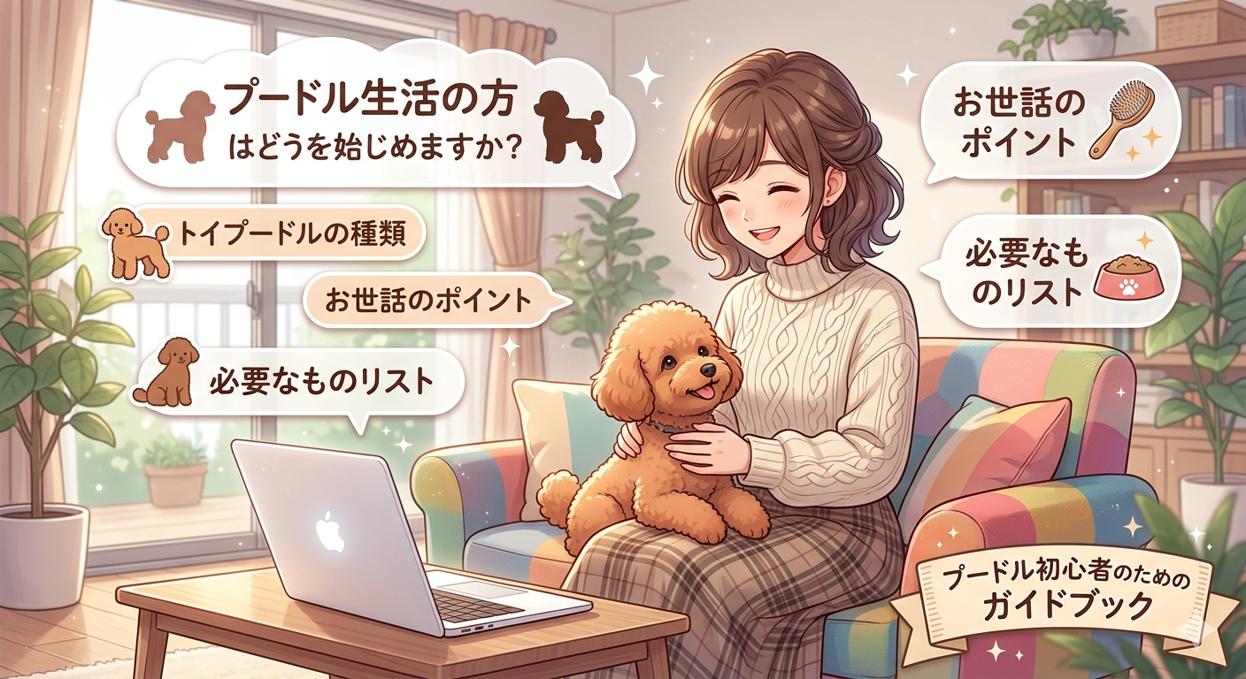 【犬種図鑑】トイプードルのすべて:起源・毛色別の性格から医療データまで徹底解説