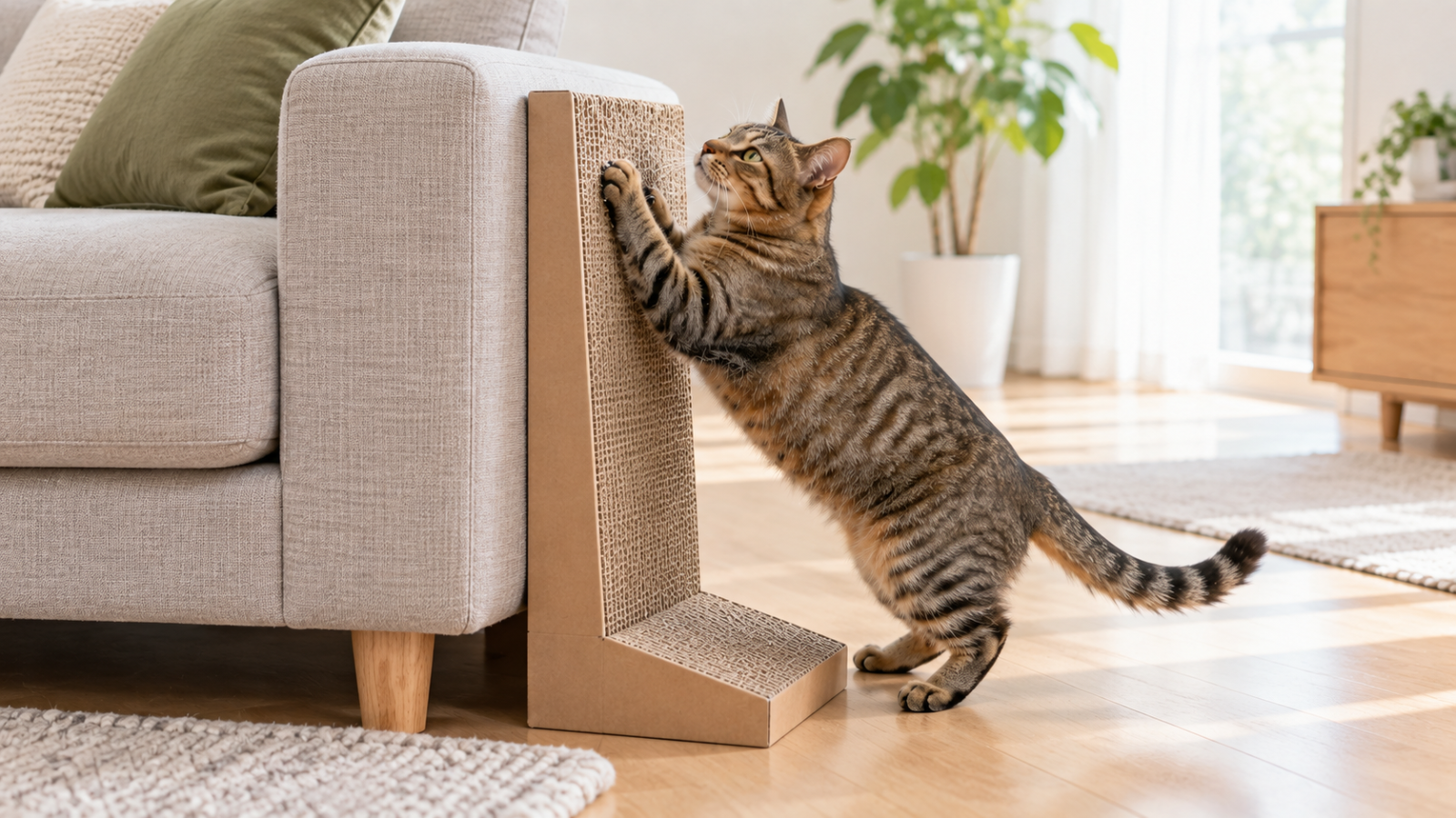 猫の爪とぎはなぜ必要?家具を守りながら好みに合わせる対策と受診の目安