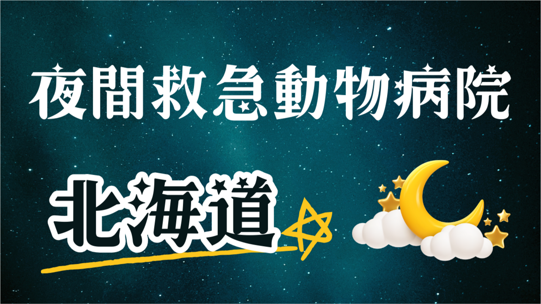 北海道　夜間救急動物病院