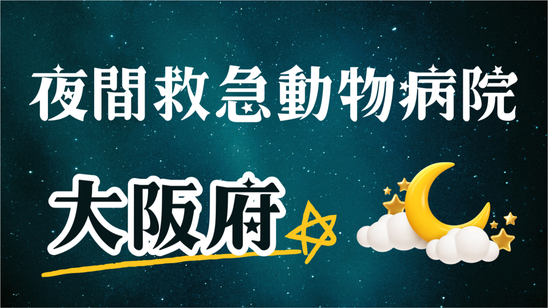 大阪府　夜間救急動物病院